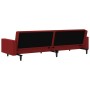 Red wine red velvet 2-seater sofa bed by vidaXL, Sofas - Ref: Foro24-337655, Price: 194,99 €, Discount: %