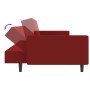 Red wine red velvet 2-seater sofa bed by vidaXL, Sofas - Ref: Foro24-337655, Price: 194,99 €, Discount: %