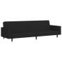 2-Sitzer-Schlafsofa aus schwarzem Samt von vidaXL, Sofas - Ref: Foro24-337656, Preis: 240,09 €, Rabatt: %