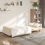 Cream velvet 2-seater sofa bed by vidaXL, Sofas - Ref: Foro24-337659, Price: 193,98 €, Discount: %