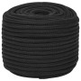 Cuerda de barco polipropileno negro intenso 14 mm 25 m de vidaXL, Sogas y cuerdas metálicas - Ref: Foro24-152515, Precio: 35,...