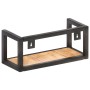 Wall shelves 2 units 40 cm rough mango wood by vidaXL, Shelves and shelves - Ref: Foro24-320667, Price: 45,31 €, Discount: %