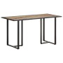 Mesa de comedor de madera maciza reciclada 140 cm de vidaXL, Mesas de cocina y de comedor - Ref: Foro24-320692, Precio: 205,2...