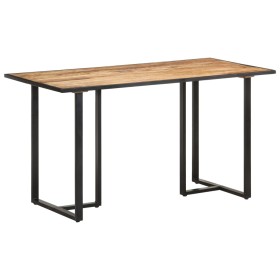 Massiver Mangoholz Esstisch 140 cm von vidaXL, Küchen- und Esstische - Ref: Foro24-320691, Preis: 181,37 €, Rabatt: %