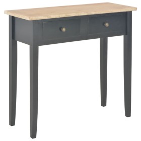 Black wood dressing table console table 79x30x74 cm by vidaXL, Side tables - Ref: Foro24-280055, Price: 118,99 €, Discount: %