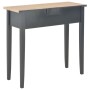 Mesa consola tocador de madera negra 79x30x74 cm de vidaXL, Mesas auxiliares - Ref: Foro24-280055, Precio: 118,42 €, Descuent...