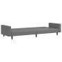 2-seater sofa bed gray synthetic leather by vidaXL, Sofas - Ref: Foro24-337670, Price: 210,04 €, Discount: %