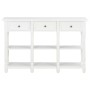 Mesa consola de MDF blanca 120x30x76 cm de vidaXL, Mesas auxiliares - Ref: Foro24-280015, Precio: 225,36 €, Descuento: %