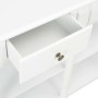 Mesa consola de MDF blanca 120x30x76 cm de vidaXL, Mesas auxiliares - Ref: Foro24-280015, Precio: 225,36 €, Descuento: %