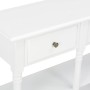 Mesa consola de MDF blanca 120x30x76 cm de vidaXL, Mesas auxiliares - Ref: Foro24-280015, Precio: 225,36 €, Descuento: %