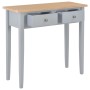 Mesa consola tocador de madera gris 79x30x74 cm de vidaXL, Mesas auxiliares - Ref: Foro24-280054, Precio: 118,42 €, Descuento: %