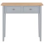 Mesa consola tocador de madera gris 79x30x74 cm de vidaXL, Mesas auxiliares - Ref: Foro24-280054, Precio: 118,42 €, Descuento: %