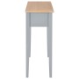 Mesa consola tocador de madera gris 79x30x74 cm de vidaXL, Mesas auxiliares - Ref: Foro24-280054, Precio: 118,42 €, Descuento: %