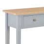 Mesa consola tocador de madera gris 79x30x74 cm de vidaXL, Mesas auxiliares - Ref: Foro24-280054, Precio: 118,42 €, Descuento: %