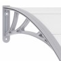 Gray PC door canopy 300x100 cm by vidaXL, Awnings - Ref: Foro24-45632, Price: 209,99 €, Discount: %