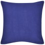 4 blaue Baumwollkissenbezüge 40x40 cm von vidaXL, Kissen - Ref: Foro24-130919, Preis: 19,49 €, Rabatt: %