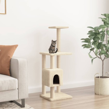 Cat scratching post with cream sisal posts 104 cm by vidaXL, Cat furniture - Ref: Foro24-171469, Price: 53,07 €, Discount: %