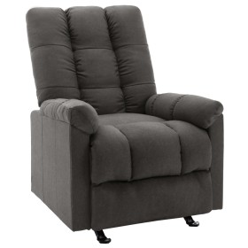 Silla reclinable de tela gris oscuro de vidaXL, Sillones - Ref: Foro24-321401, Precio: 210,99 €, Descuento: %