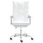 Silla de oficina reclinable cuero sintético blanco de vidaXL, Sillas de oficina - Ref: Foro24-349758, Precio: 126,99 €, Descu...