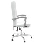 White synthetic leather reclining office chair by vidaXL, Office chairs - Ref: Foro24-349644, Price: 135,77 €, Discount: %