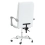 Silla de oficina reclinable cuero sintético blanco de vidaXL, Sillas de oficina - Ref: Foro24-349644, Precio: 130,75 €, Descu...