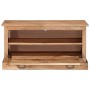 Banco zapatero madera de acacia maciza 85x40x45 cm de vidaXL, Bancos para recibidores y almacenamiento - Ref: Foro24-337826, ...