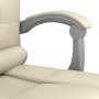 Silla de oficina reclinable masaje cuero sintético color crema de vidaXL, Sillas de oficina - Ref: Foro24-349670, Precio: 115...