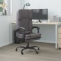 Silla de oficina reclinable masaje cuero sintético gris de vidaXL, Sillas de oficina - Ref: Foro24-349689, Precio: 111,95 €, ...