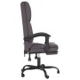 Silla de oficina reclinable masaje cuero sintético gris de vidaXL, Sillas de oficina - Ref: Foro24-349689, Precio: 111,95 €, ...