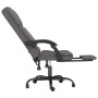 Gray synthetic leather massage reclining office chair by vidaXL, Office chairs - Ref: Foro24-349689, Price: 111,95 €, Discoun...