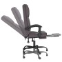 Silla de oficina reclinable masaje cuero sintético gris de vidaXL, Sillas de oficina - Ref: Foro24-349689, Precio: 111,95 €, ...