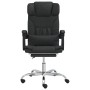 Silla de oficina reclinable masaje cuero sintético negro de vidaXL, Sillas de oficina - Ref: Foro24-349743, Precio: 141,68 €,...