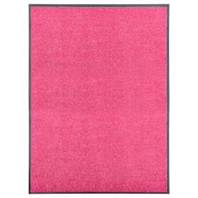 Rosa waschbare Fußmatte 90x120 cm von vidaXL, Fußmatten - Ref: Foro24-323448, Preis: 53,99 €, Rabatt: %