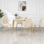 Dining chairs 4 units cream white velvet by vidaXL, dining chairs - Ref: Foro24-325688, Price: 232,93 €, Discount: %