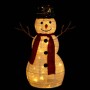 Muñeco de nieve decorativo de Navidad con LED tela lujosa 60 cm de vidaXL, Luces de Navidad - Ref: Foro24-329759, Precio: 48,...