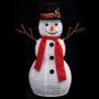 Christmas decorative snowman with LED luxurious fabric 60 cm by vidaXL, Christmas lights - Ref: Foro24-329759, Price: 41,73 €...