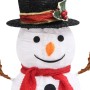 Christmas decorative snowman with LED luxurious fabric 60 cm by vidaXL, Christmas lights - Ref: Foro24-329759, Price: 41,73 €...