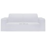 Funda elástica para sillón de 2 plazas poliéster jersey blanca de vidaXL, Fundas - Ref: Foro24-332949, Precio: 26,72 €, Descu...