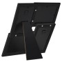 Collage photo frame for 4x photo (13x18 cm) black MDF by vidaXL, Photo frames - Ref: Foro24-332775, Price: 18,09 €, Discount: %