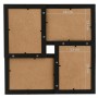 Collage photo frame for 4x photo (13x18 cm) black MDF by vidaXL, Photo frames - Ref: Foro24-332775, Price: 18,09 €, Discount: %