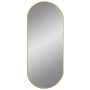 Golden oval wall mirror 70x30 cm by vidaXL, Mirrors - Ref: Foro24-348198, Price: 40,21 €, Discount: %