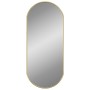 Golden oval wall mirror 70x30 cm by vidaXL, Mirrors - Ref: Foro24-348198, Price: 40,21 €, Discount: %