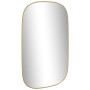 Golden wall mirror 80x50 cm by vidaXL, Mirrors - Ref: Foro24-348220, Price: 59,62 €, Discount: %