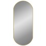 Oval golden wall mirror 80x35 cm by vidaXL, Mirrors - Ref: Foro24-348199, Price: 44,84 €, Discount: %