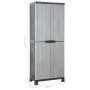 Plastic wardrobe 68x39x171.5 cm by vidaXL, Lockers and storage cabinets - Ref: Foro24-337896, Price: 148,32 €, Discount: %