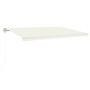 Toldo retráctil automático crema 500x350 cm de vidaXL, Toldos - Ref: Foro24-3069027, Precio: 577,53 €, Descuento: %