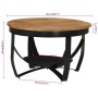 Iron and solid acacia wood coffee table Ø68x43 cm by vidaXL, Coffee table - Ref: Foro24-351673, Price: 118,58 €, Discount: %