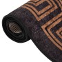 Black and gold non-slip washable rug 80x300 cm by vidaXL, Rugs - Ref: Foro24-337929, Price: 36,82 €, Discount: %