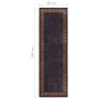 Black and gold non-slip washable rug 80x300 cm by vidaXL, Rugs - Ref: Foro24-337929, Price: 36,82 €, Discount: %