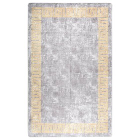 Grauer rutschfester waschbarer Teppich 80x150 cm von vidaXL, Teppiche - Ref: Foro24-337934, Preis: 24,99 €, Rabatt: %